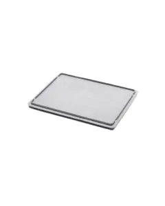 Lokk til plastboks 400x300 mm - grå
