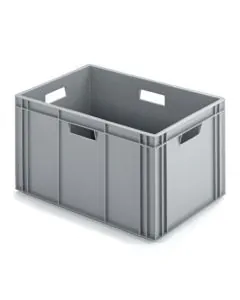 Plastboks R - 600x400x332 mm m/h.hull - grå