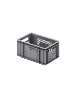 Plastboks R - perf. 300x200x142 mm - grå