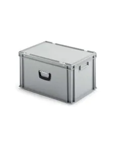 Koffert UNISTA 600x400x335mm (inkl. lokk) - grå