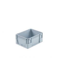 Plastboks S - 400x300x180 mm m/hull - Grå