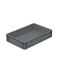 Plastboks Basicline Eco 600x400x120 mm - Mørkegrå