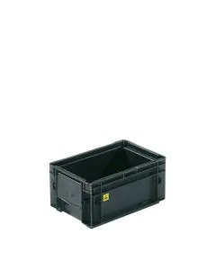 Plastboks KLT ESD - 300x200x147 mm - sort