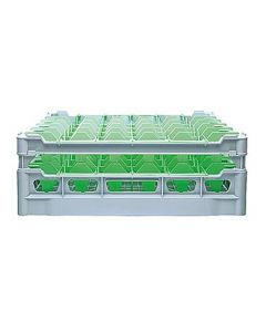 Oppvaskkurv 500x500 mm - 140 mm - 6x6 glass