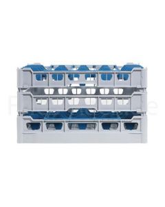 Oppvaskkurv 500x500 mm - 245 mm - 4x4 glass