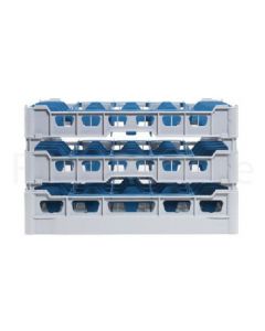 Oppvaskkurv 500x500 mm - 260 mm - 4x4 glass