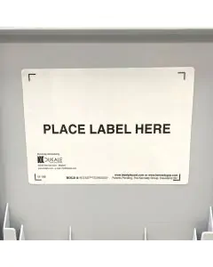 Plakatetikettholder 114 x 165 mm/A6 - Indu m/1 fv