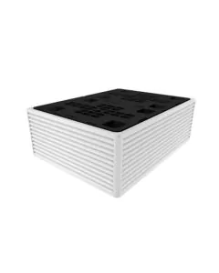 Spillbrett 140L hvit m. rist