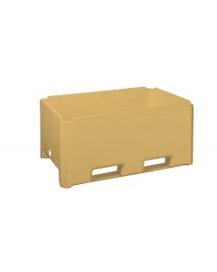 Isolert kar 330 L - kremfarget - PUR