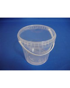 Plastbøtte 5141 - 2300 ml - m/håndtak - Klar