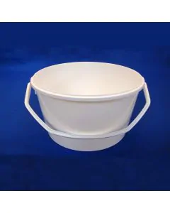 Plastbøtte 282 - 8,7 L. m/plastlokk. - Hvit