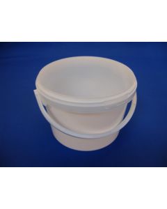 Plastbøtte EZE3000- 3,1 L. m/profil h. - Hvit