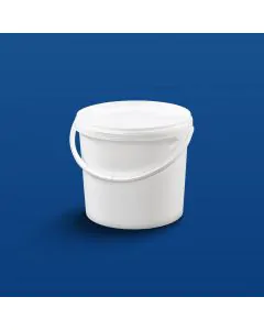 Plastbøtte EZE5600 - 5,7 L. m/profil h. - Hvit