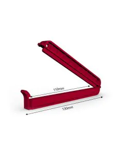 Poseklemme 130/110 mm - rød