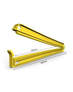 Poseklemme 362/320 mm - gul