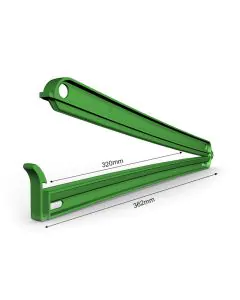 Poseklemme 362/320 mm - grønn