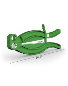 Griper 245 mm w. låseknapp - grønn