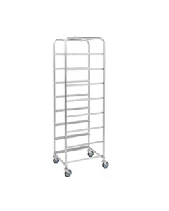 Kassevogn, el-galvanisert, 8 spor - 590x460x1880 mm