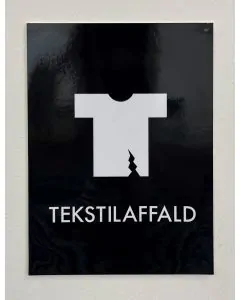 Piktogram - Tekstilavfall