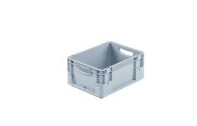 Plastboks S - 400x300x180 mm m/hull - Grå