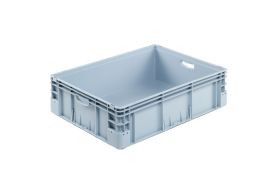 Plastboks S - 800x600x220 mm m/h. hull - Grå