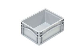 Plastboks Basicline 400x300x170 mm - Grå