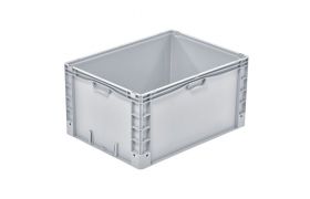 Plastboks BasicPlus 800x600x420 mm - grå