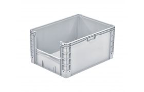Plastboks Basicplus 800x600x420 mm - grå