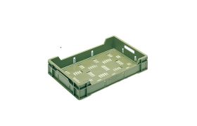 Plastboks Frukt & Grønt 600x400x120 mm perf. - grønn