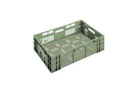 Plastboks Frukt & Grønt 600x400x170 mm perf. - grønn
