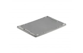 Lokk for st.vendbare Peep-bokser 600x400 mm - grå