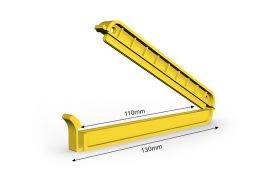 Poseklemme 130/110 mm - gul