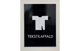 Piktogram - Tekstilavfall