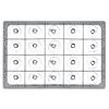 Opvaskekurve til 87x109 mm glas - 4x5 rum