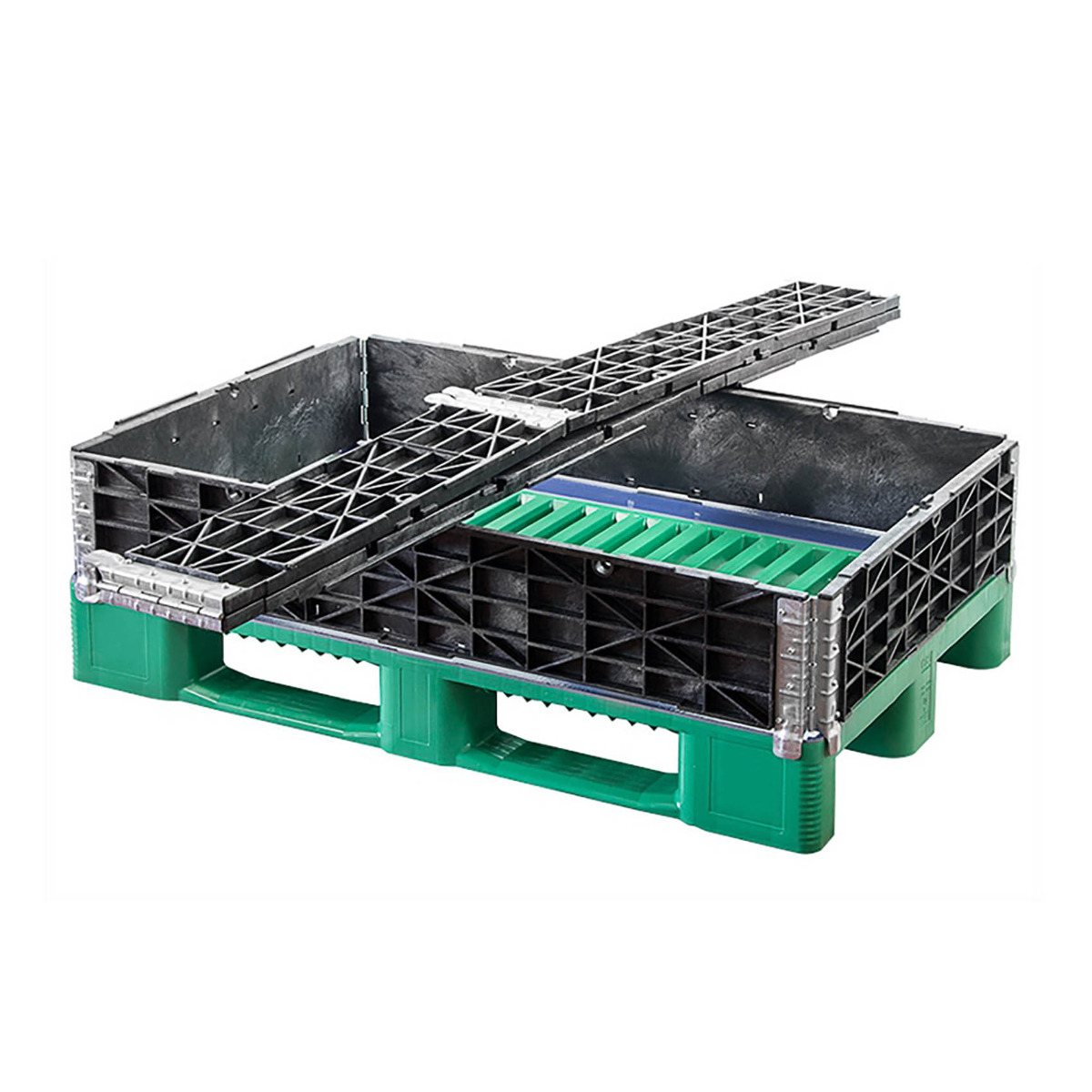 Plast palleramme type 1208 - sort