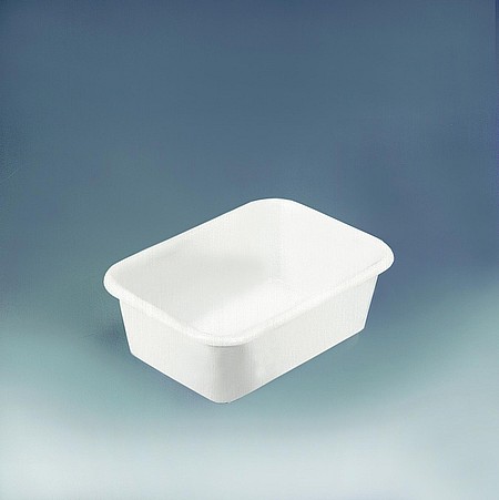 Plastbakke W - 12 L - 440x320x155 mm - natur