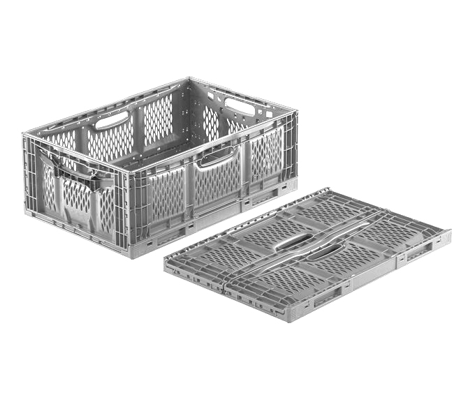 Foldekasse Cleverfresh 600x400x230 mm - grå