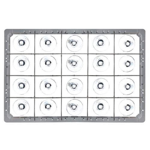 Opvaskekurv 600x400 mm - 175 mm - 4x5 glas