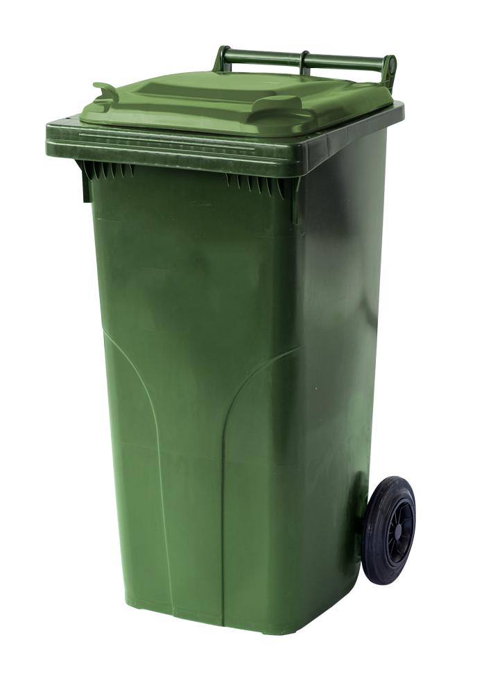 Affaldscontainer Europlast 2-hjulede 140L grøn