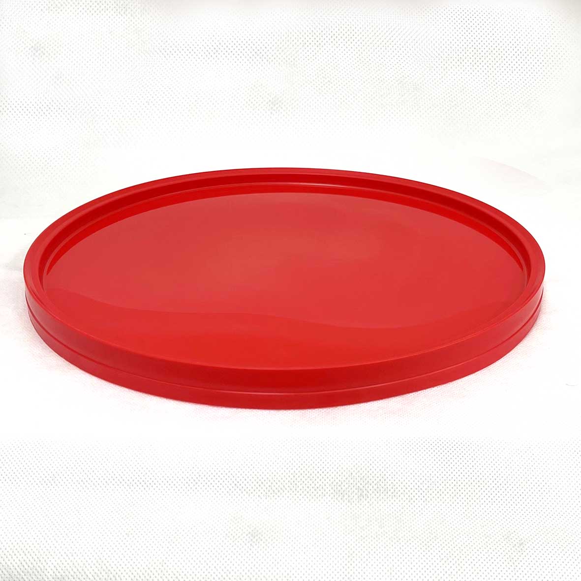 Plastlåg 2442 - Ø295 mm - rød