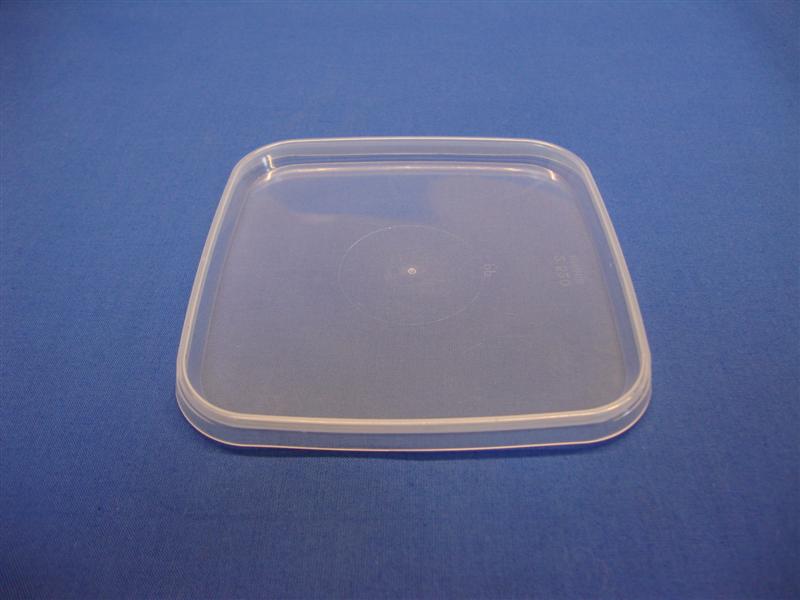 Plastlåg 2520 - Klar - 129x129 mm