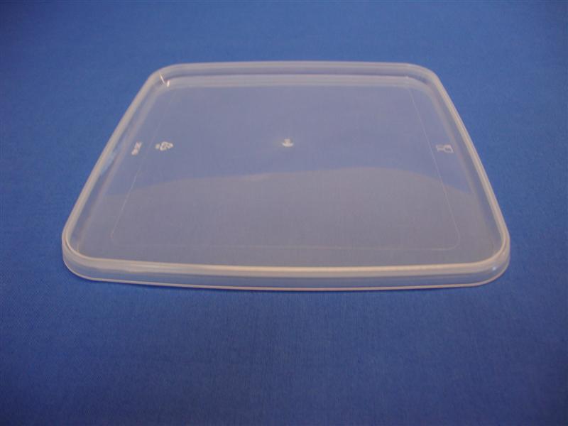 Plastlåg 2540 - Klar - 195x195 mm