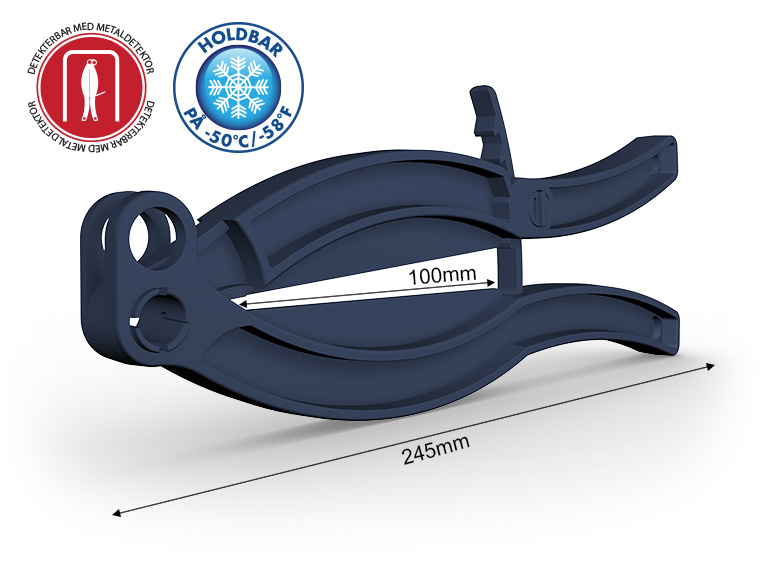 Gripper 245 mm - detekterbar - mørkeblå