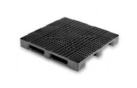Plastpalle type 1140 HR3RR - 3 meder og kanter