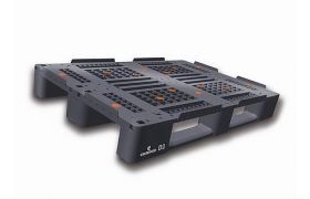 Plastpalle Craemer type D1 - med kanter