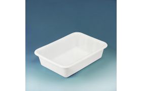 Plastbakke W - 25 L - 610x440x150 mm - natur