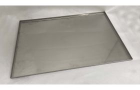 Stålbakke rustfri - 600x398x15 mm til termoskab