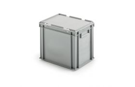 Kuffertkasse UNISTA 400x300x320mm (inkl låg) - grå