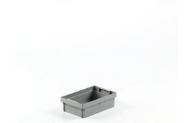 Indsatsbeh. til S-kasse ¼ - 280x178x80 mm - grå