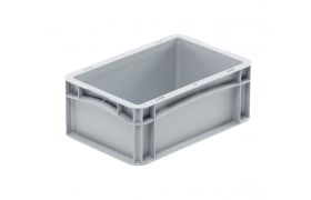 Plastkasse Basicline 300x200x120 mm - Grå
